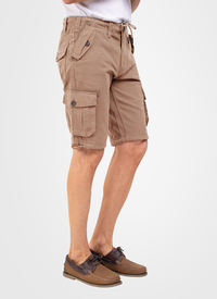 Drawstring Waist Cargo Short 