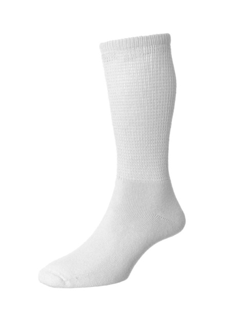 GENTLE GRIP SOCKS WHITE