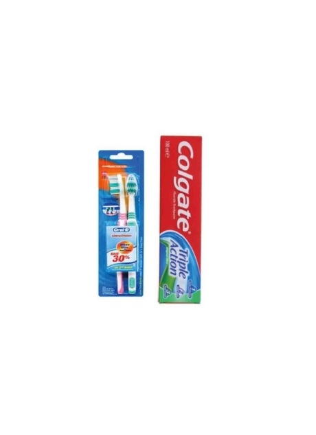 Colgate Toothpaste & ORAL B TOOTH BRUSH