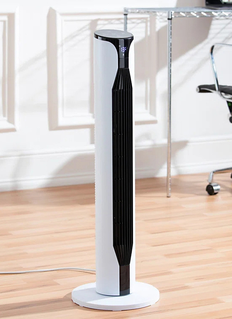 Slimline Tower Fan Digital Timer Oscillating With Remote Control