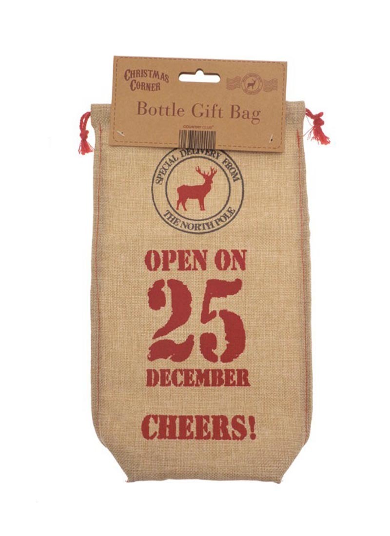 country christmas gift bags