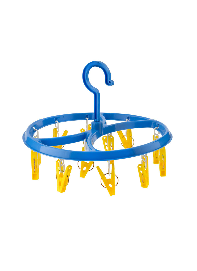 PORTABLE LAUNDRY HANGER WITH 12 PEGS