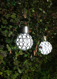 3pk Hanging Solar Colour Changing Lights