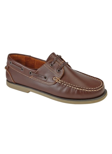 MOCCASIN LEATHER BOAT SHOES