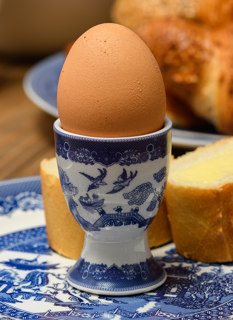 Blue Willow Egg Cup