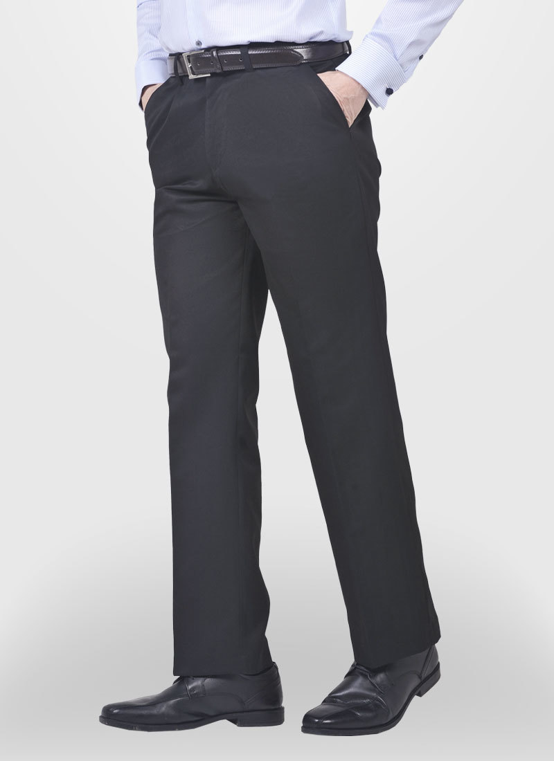 Regular Fit Single Pleat Trousers with Active Waist  MS Collection  MS