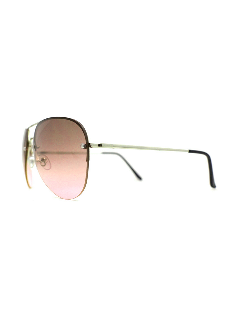 Aviator Half Rim Style Sunglasses